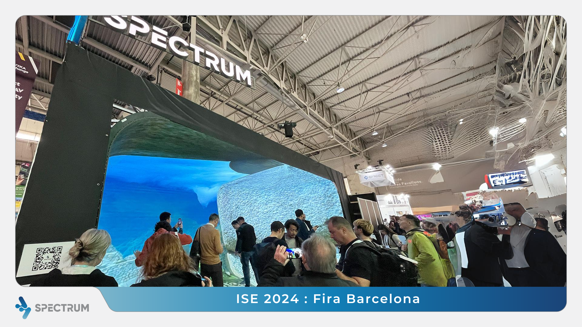 Ise 2024 Fira Barcelona | Spectrum Display – 3D Kinetic Screen ...