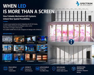 When LED Becomes More Than a Screen: How a Foldable Mechanical LED System Creates New Spatial Possibilities