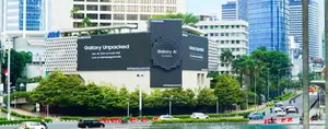 Large outdoor building facade LED screens in a tropical city - environmental adaptation for mechanical LED projects facing extreme heat, humidity and curtain-wall structures