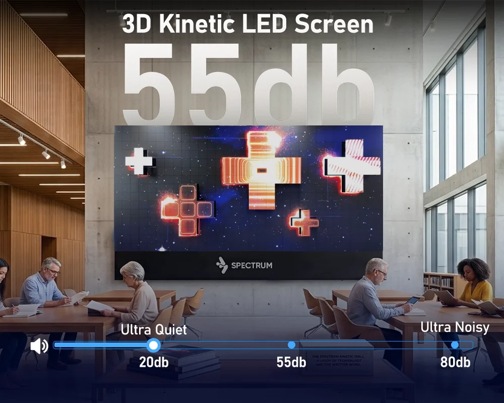 SPKI-250 multi-level noise reduction design for quiet kinetic motion