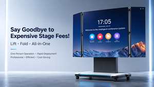 Reject Ineffective Exhibitions! A Must-Read for Exporters: Save Sky-High Staging Fees with a Lift-and-Fold All-in-One Machine