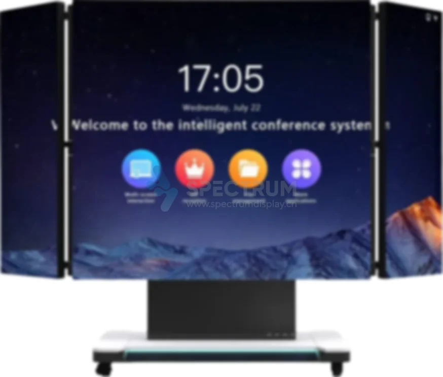 Spectrum Lift & Fold All-in-One LED display - 180 degree dual-folding with 0-900mm servo lifting system