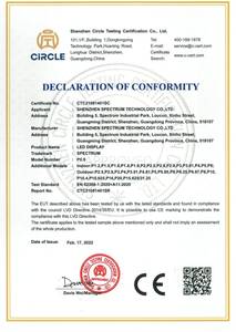 spectrum certificates