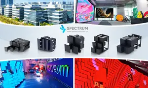 Spectrum Display 3D kinetic LED installation
