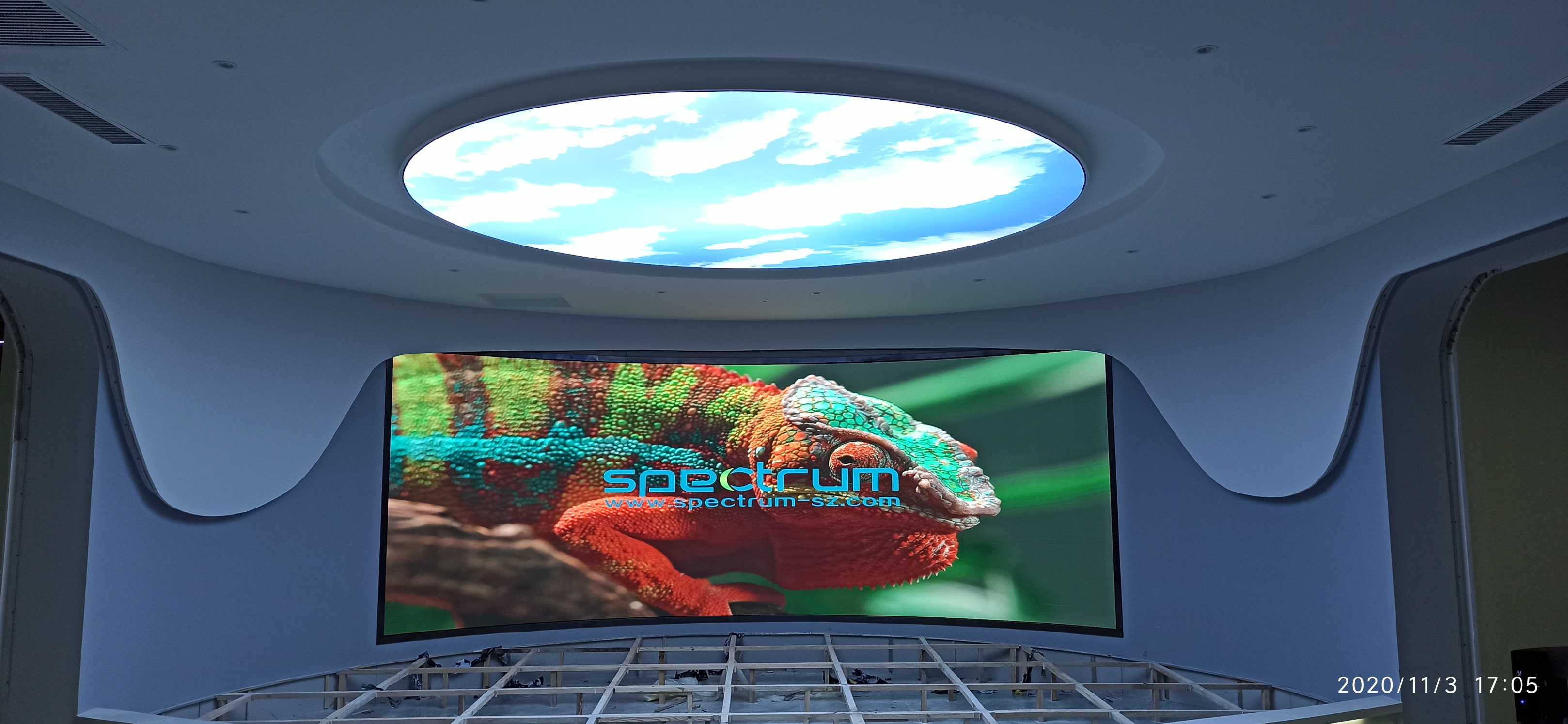Arctic Fox Series Flexible LED P2 Project for the Local Museum in Shanxi Datong China