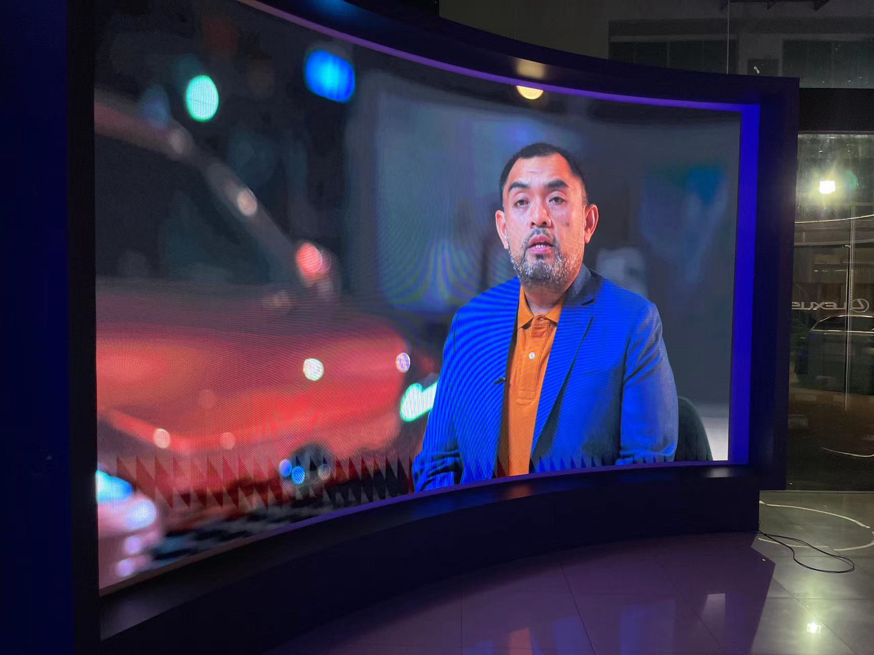 Egert Series Innovative Tablet Display P2.6 for Car Dealership in Brunei