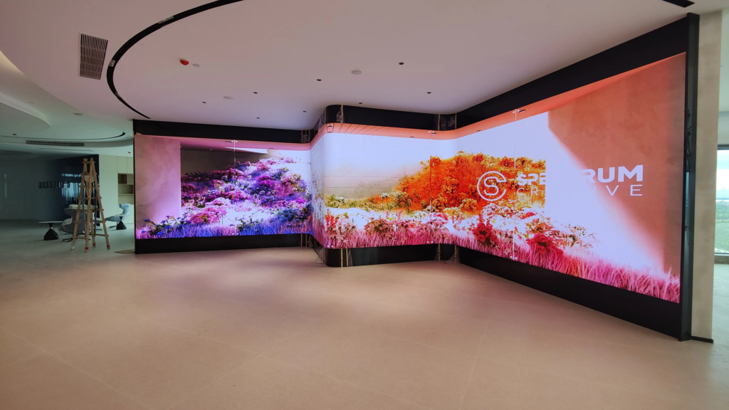 Hong Kong W-Shaped Flexible LED Display