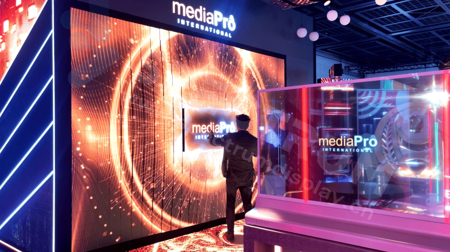 Indoor 3D Kinetic LED Display P1.5 Project - Middle East Event Show, Media Exhibition Hall, Riyadh