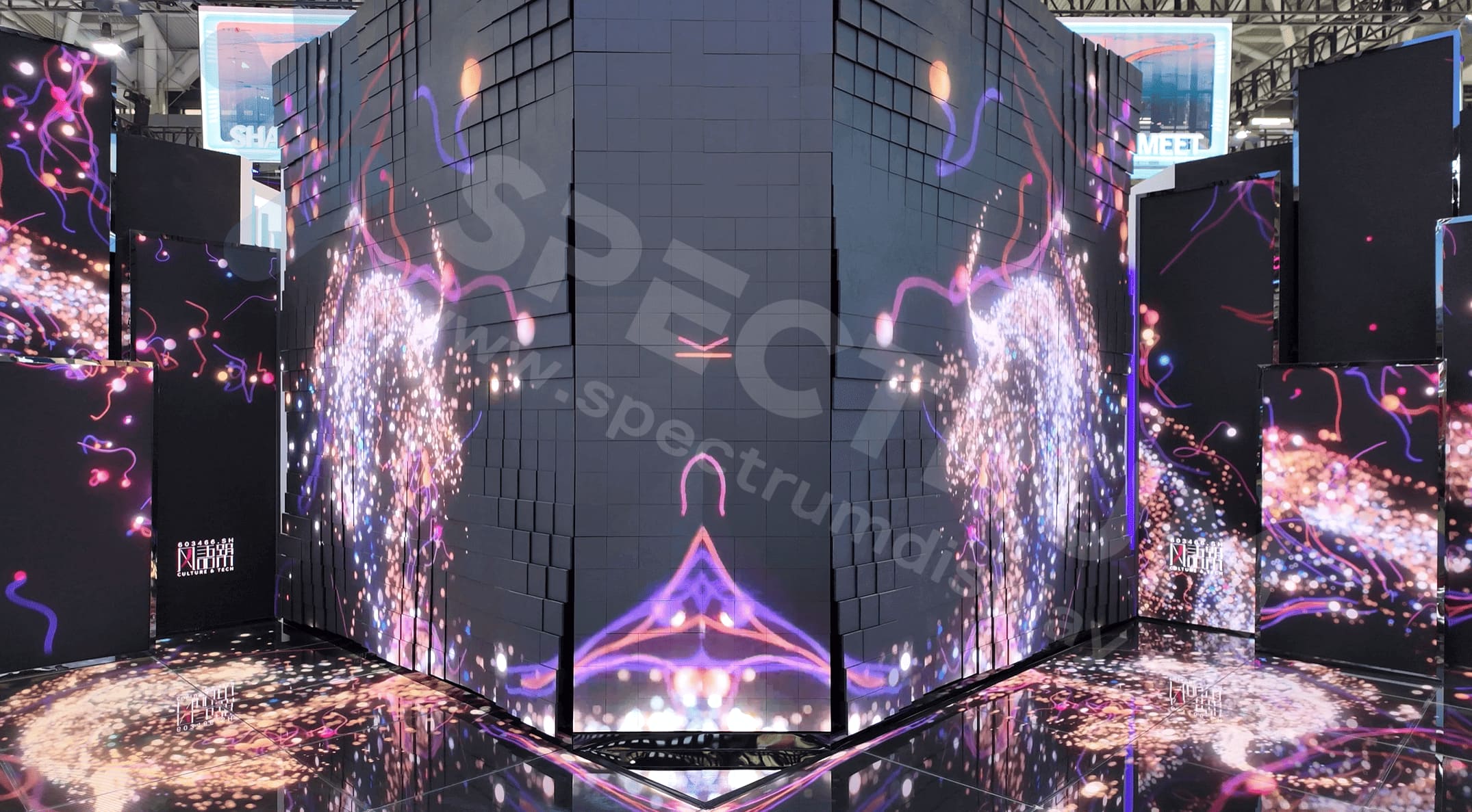 Indoor 3D Kinetic LED Display P1.5 Project - Peking Culture Exhibition