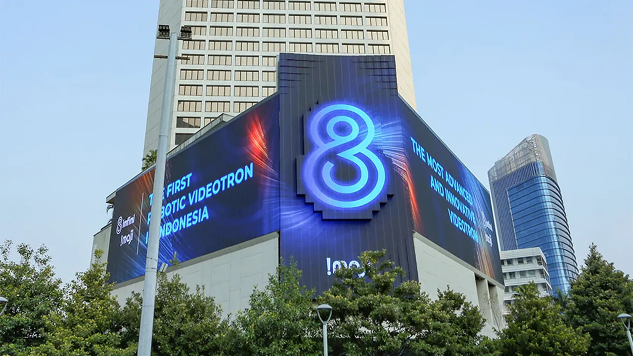 Outdoor 3D Kinetic LED Display P10 Project - Mandarin Oriental Jakarta, Indonesia
