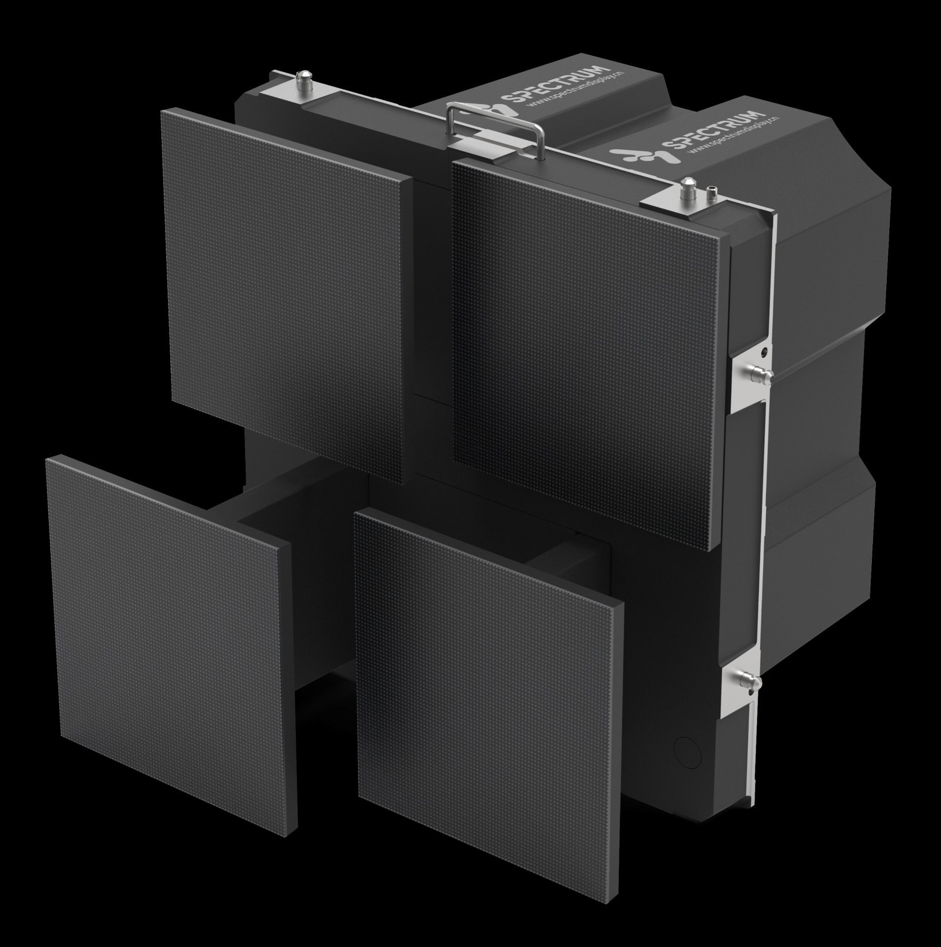 3D Kinetic LED Screen-Indoor Series - Built for large-scale and high-mounted installations, featuring rear-access for easy maintenance.