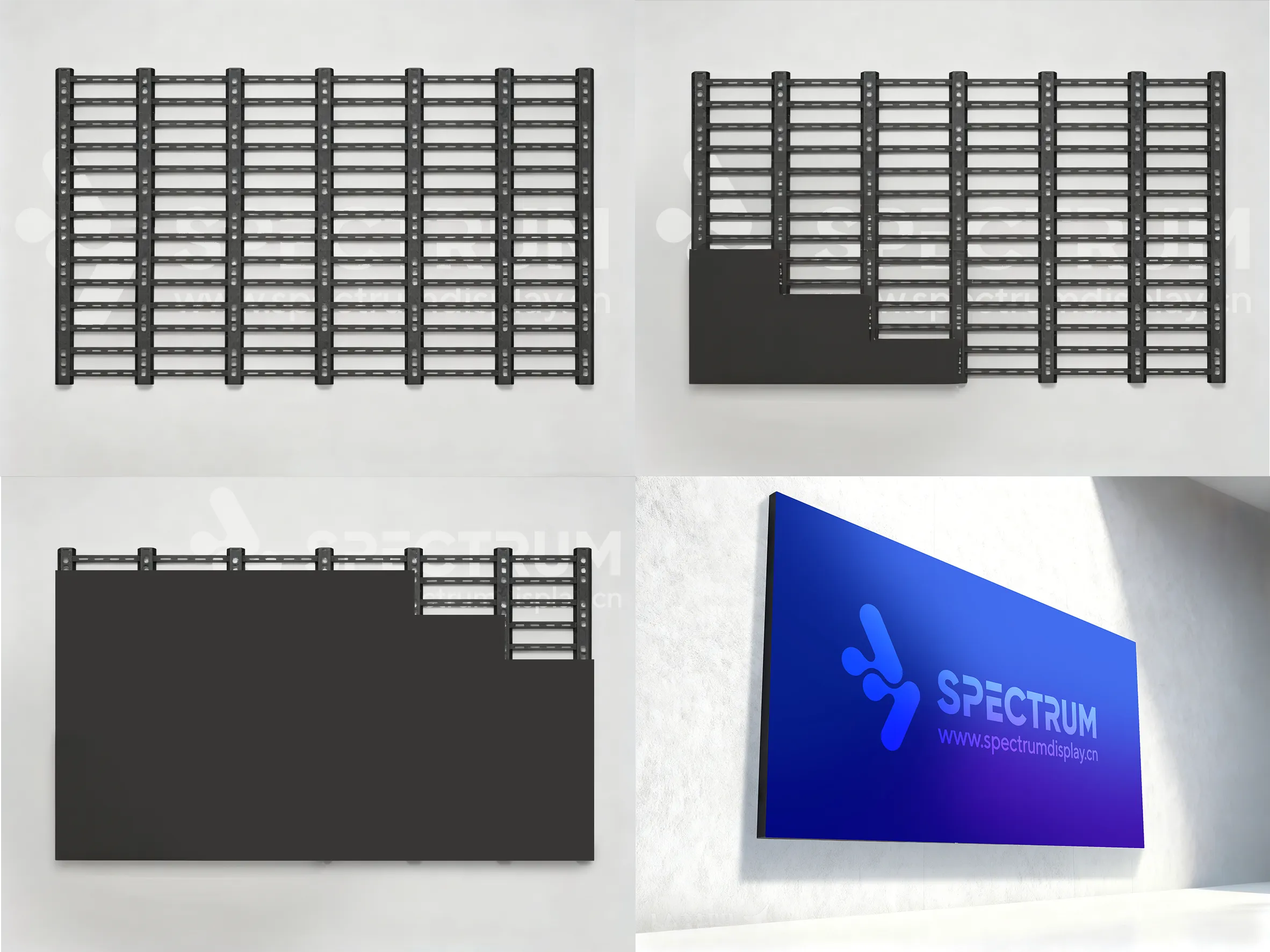 模组结构一体化拼装